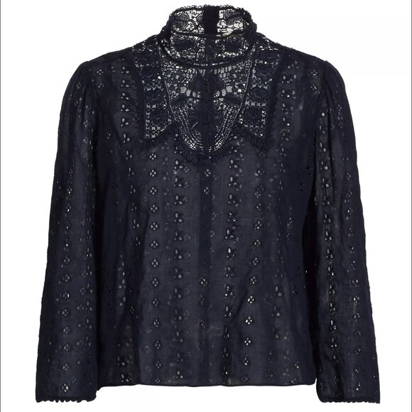 Dôen NWT Essie Broderie Anglaise Top Size S - Picture 5 of 5